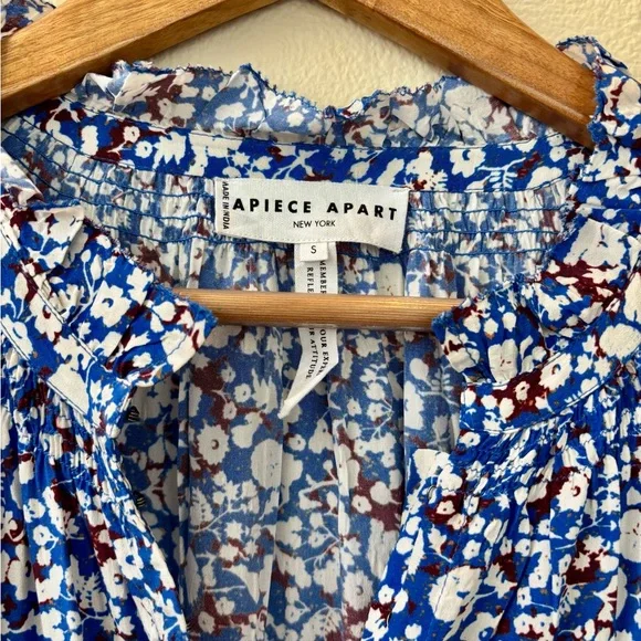 Apiece Apart Blue Trinidad Maxi Dress - Picture 4 of 8